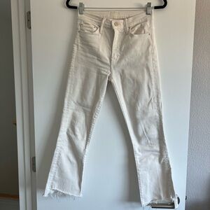 Mother the insider crop jeans  - Off white - size 25